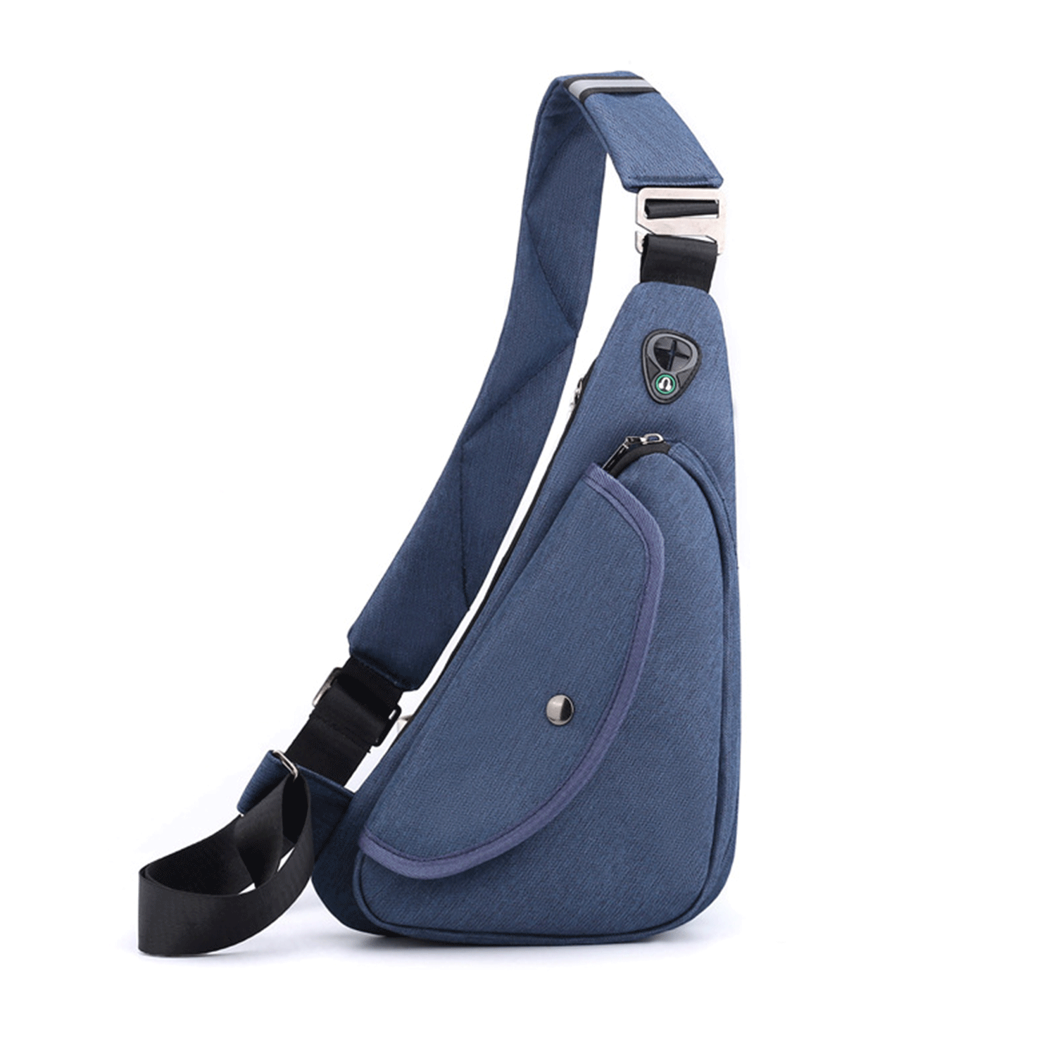 Oxford Cloth Fashion Banana Chest Crossbody Sling Bag 16